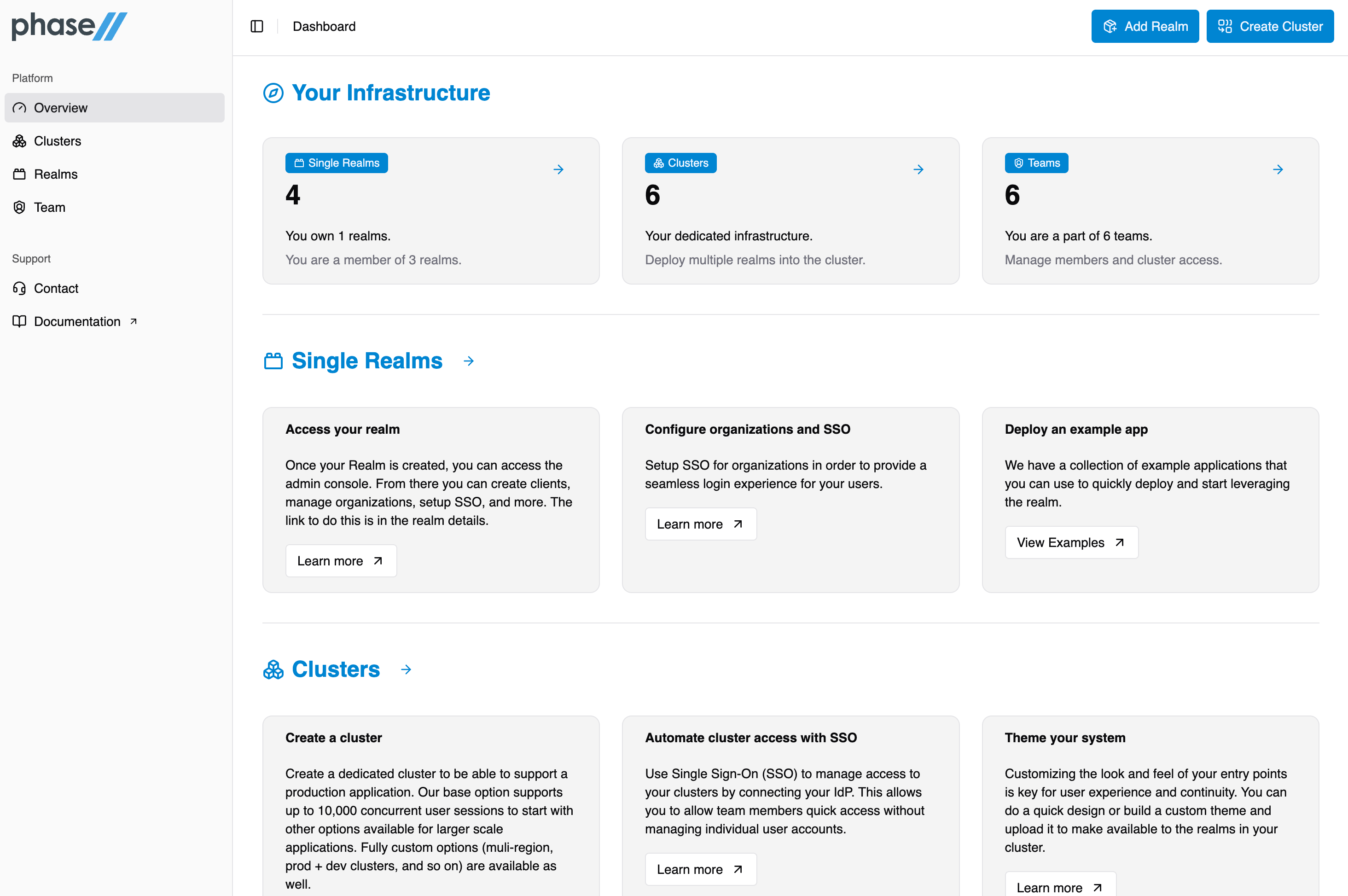 Phase Two Dash Overview